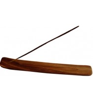 10 INCH LONG WOOD INCENSE BURNER FOR STICK INCENSE 10 ” long x 1 3/8″ wide (25.4 x 3.4cm)